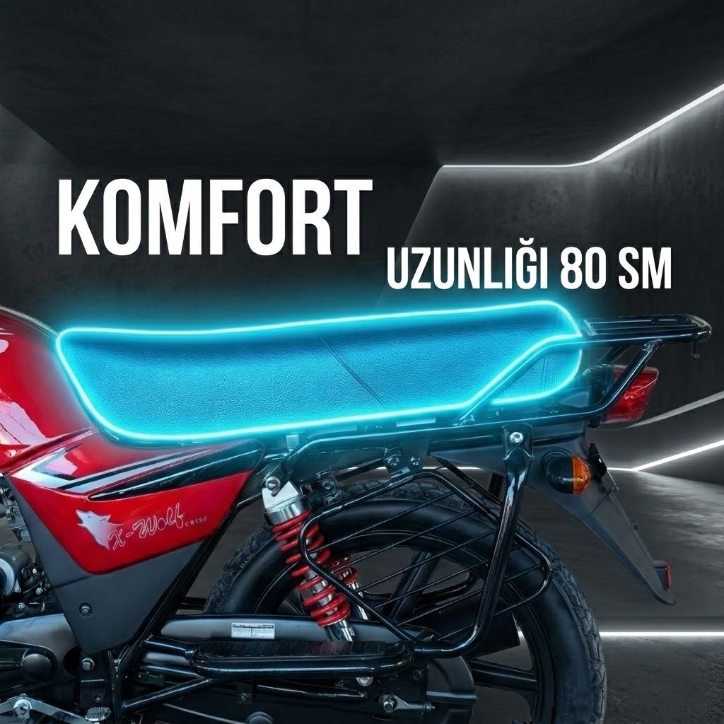 SYM X-Wolf 150 — 80 sm uzunlikdagi komfort o'rindiq